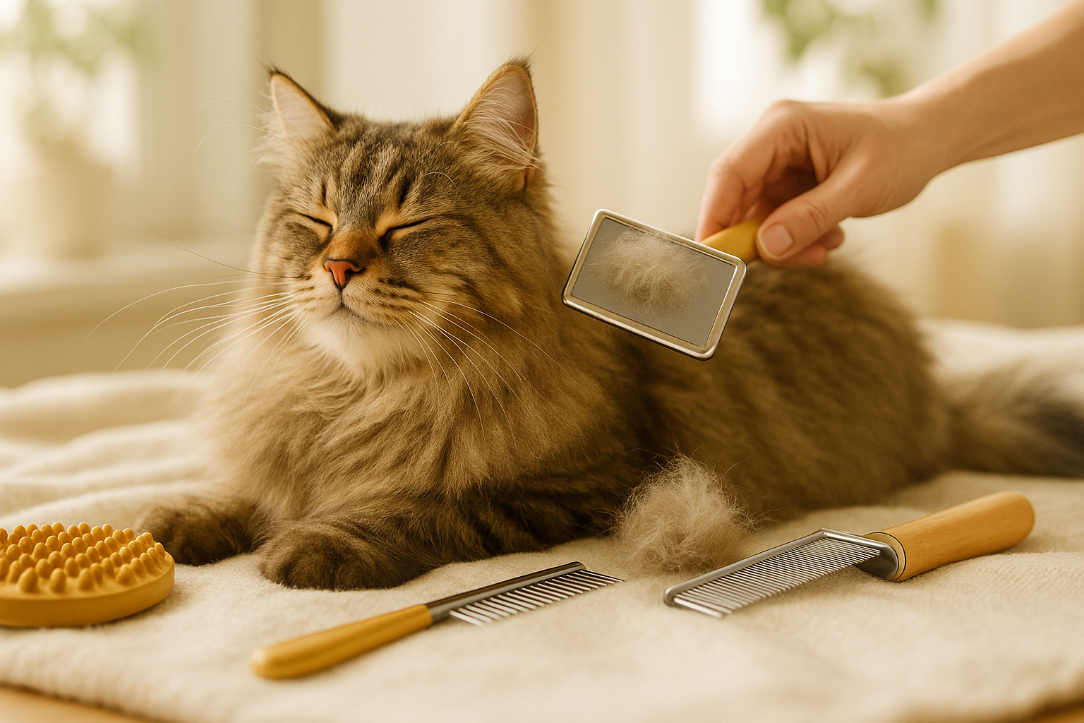 Fellpflege bei Katzen