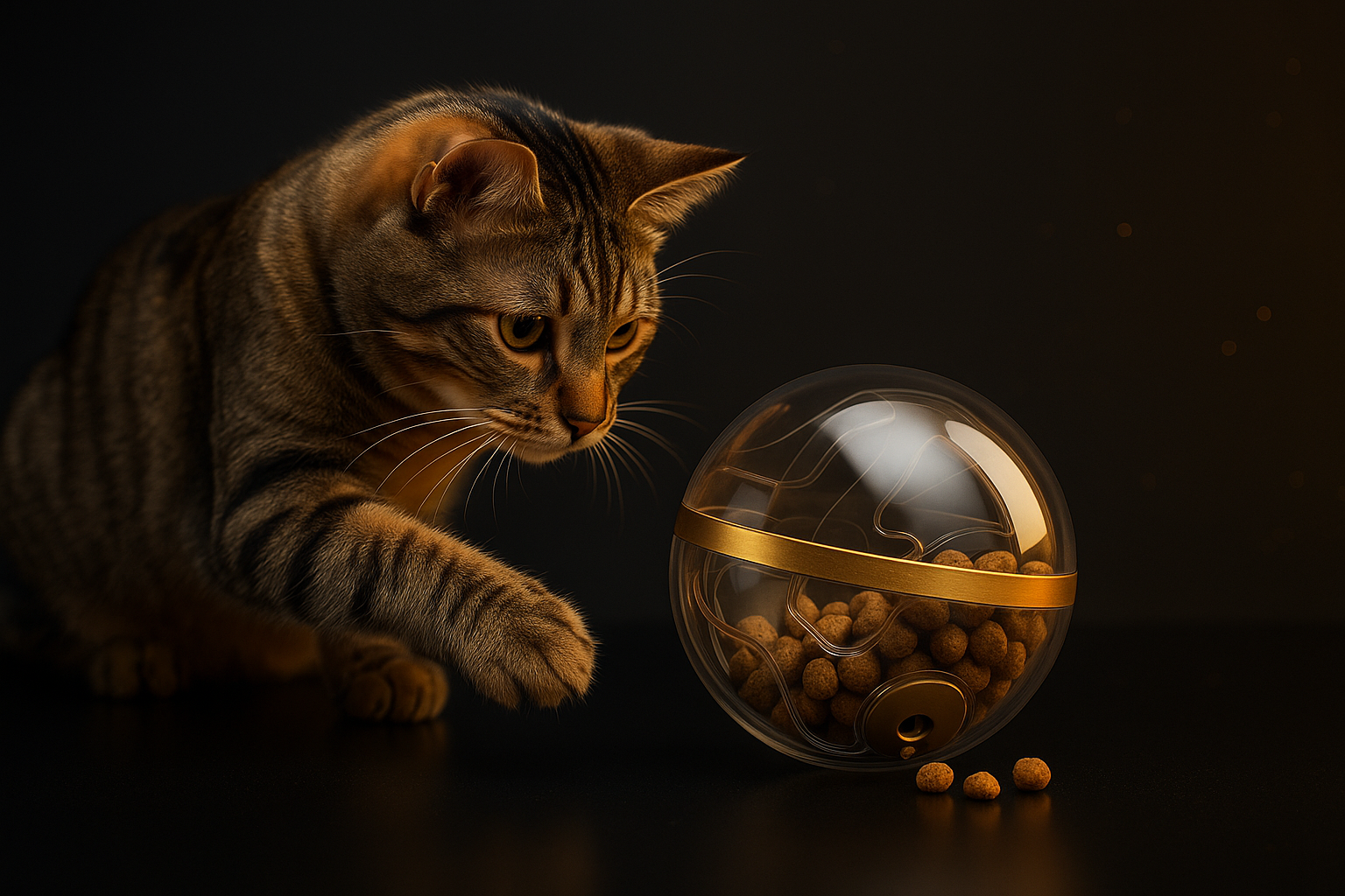 Intelligenter Leckerli-Puzzle-Ball