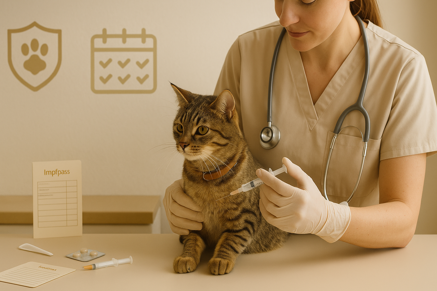 Tierarztbesuch mit Katze